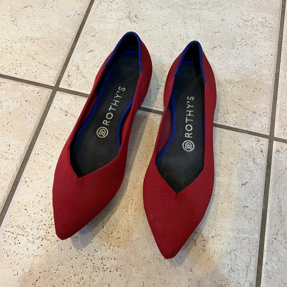 Rothy pointed toe flats